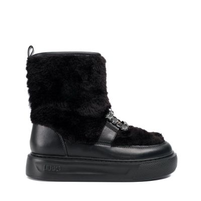 Kylie 21 - Sporting Boot Fur/Calf Leather/Pad Blac